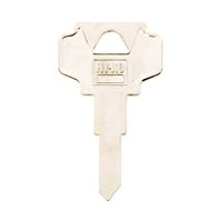 Hy-Ko 11010BN1 Key Blank, Brass, Nickel, For: Bargman Cabinet, House Locks and Padlocks, Pack of 10 
