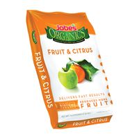 Jobes 09223 Fruit and Citrus Organic Plant Food, 16 lb Bag, Granular, 3-5-5 N-P-K Ratio 