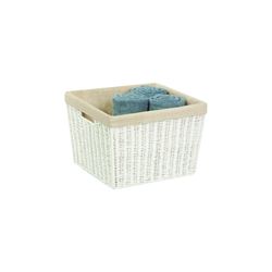Honey-Can-Do STO-03561 Storage Basket, Paper, White 4 Pack 