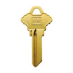 Hy-Ko 21200SC1BR Key Blank, Brass, For: Schlage Cabinet, House Locks and Padlocks, Pack of 200 