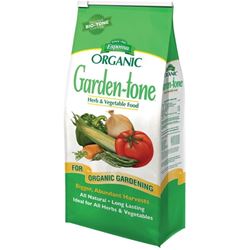 Espoma Garden-tone GT8 Plant Food, 8 lb, Bag, Granular, 3-4-4 N-P-K Ratio 
