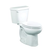 American Standard Colony Series 751CA001.020 Complete Toilet, Elongated Bowl, 1.6 gpf Flush, 12 in Rough-In, White 
