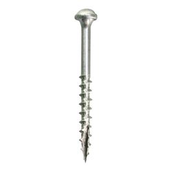 Kreg SML-C125S5-100 Pocket-Hole Screw, #8 Thread, 1-1/4 in L, Coarse Thread, Maxi-Loc Head, Square Drive, Sharp Point 