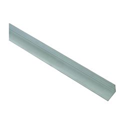 Stanley Hardware 4203BC Series N258-327 Solid Angle, 1-1/2 in L Leg, 96 in L, 1/16 in Thick, Aluminum, Mill 