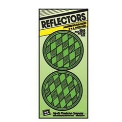 Hy-Ko CDRF-4B Carded Reflector, 9.63 in L Post, Blue Reflector, Pack of 12 