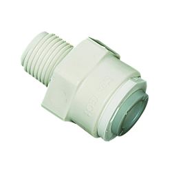 WATTS PL-3036 Pipe Adapter, 1/2 in, Compression x MPT, Plastic, 150 psi Pressure 