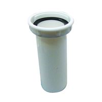 Plumb Pak PP15-6W Sink Strainer Tailpiece, 1-1/2 in, 6 in L, Plastic, White 