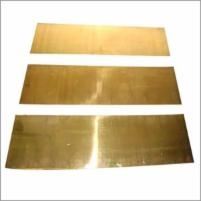 K & S 250 Metal Sheet, 35 Thick Material, 4 in W, 10 in L, Brass, Brass 6 Pack