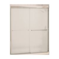 MAAX Aura 135665-981-084 Shower Door, Glass, Mistelite Glass 