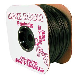 Make-2-Fit P7568 Screen Retainer Spline, 0.155 in D, 500 ft L, Vinyl, Black, Round