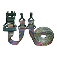 KEEPER 03548 Tie-Down, 1-1/4 in W, 16 ft L, Camouflage, 1000 lb, J-Hook End Fitting 