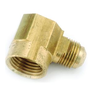 Anderson Metals 754050-1012 Tube Elbow, 5/8 x 3/4 in, 90 deg Angle, Brass, 650 psi Pressure 5 Pack