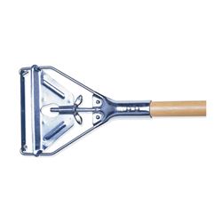 CONTINENTAL COMMERCIAL A70902 Wet Mop Handle, 1-1/8 in Dia, 60 in L, Wood 