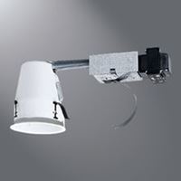 Halo H1499RTAT Light Housing, 4 in Dia Recessed Can, Steel 