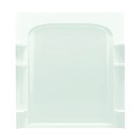 Sterling Ensemble 72232100-0 Shower Back Wall, 72-1/2 in L, 60 in W, Vikrell, High-Gloss, Alcove Installation, White 