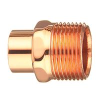 Elkhart Products 104-2 Series 30436 Street Pipe Adapter, 1/2 in, FTG x MIP, Copper 