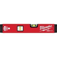 Milwaukee REDSTICK Series MLBX59 Beam Box Level, 59 in L, 3-Vial, Aluminum, Red 