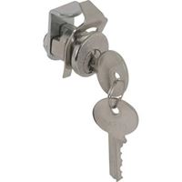 Defender Security S 4134 Mailbox Lock, Tumbler Lock, Keyed Key, Nickel 