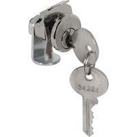 Defender Security S 4136 Mailbox Lock, Tumbler Lock, Keyed Key, Nickel 
