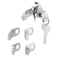Defender Security S 4140 Mailbox Lock, Tumbler Lock, Keyed Key, Steel, Nickel 