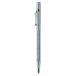 GENERAL 88 Scriber/Etching Pen, Straight Tip, Tungsten Carbide Tip, 5-5/16 in OAL, Knurled Handle 