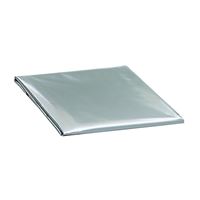 M-D 50042 Air Conditioner Cover with Elastic Strap, 22 in L, 27 in W, Polyethylene, Silver 