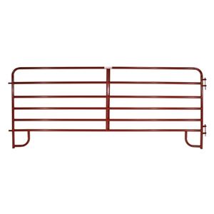 Tarter ECR12 Corral Panel, Steel, Red, Powder-Coated