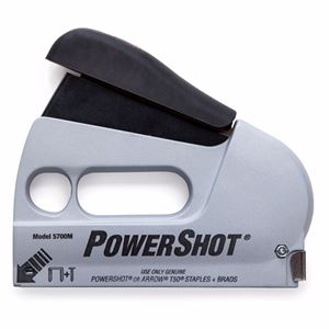 Arrow PowerShot Series 5700 Staple Gun and Nailer, T50 Staple, 1/4 to 9/16 in L Leg, Aluminum Staple