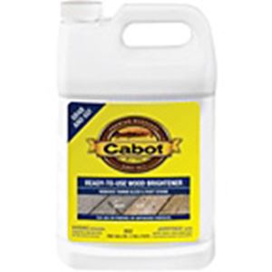 Cabot Problem-Solver 140.0008003.007 Wood Brightener, Liquid, Clear Blue, 1 gal 4 Pack