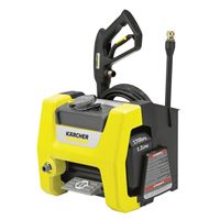 Karcher K1700 CUBE Pressure Washer, 1-Phase, 13 A, 120 V, Axial Cam Pump, 1700 psi Operating, 1.2 gpm 