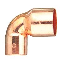 Elkhart Products 31298 Reducing Pipe Elbow, 1 x 3/4 in, Sweat, 90 deg Angle, Copper 
