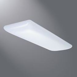 Metalux WSC232R Fluorescent Softside Cloud, 120 V, 2-Lamp, F32T8 Lamp Base, 2800 Lumens Lumens, Steel Fixture 