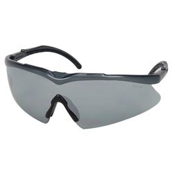Safety Works 10083077 Essential Safety Glasses, Unisex, Anti-Fog Lens, Semi-Rimless Frame, Black Frame 