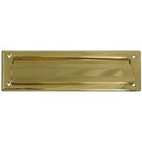 National Hardware V1911 Series N197-905 Mail Slot, 13.05 in L, 3.59 in W, Solid Brass 