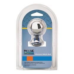 Reese Towpower 74020 Hitch Ball, 2 in Dia Ball, 3/4 in Dia Shank, 3500 lb Gross Towing, Steel 