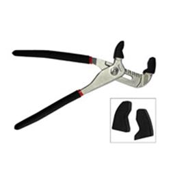 Superior Tool 06011 Pipe Wrench Plier, 2-1/8 in Jaw, Steel, Vinyl Grip Handle 