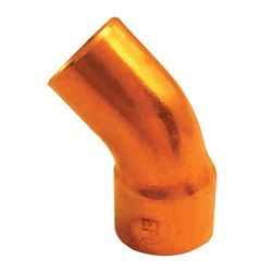 Elkhart Products 31220 Street Pipe Elbow, 2 in, Sweat x FTG, 45 deg Angle, Copper 
