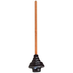 ProSource 8324-B-D3L Plunger, 24-5/8 In OAL, 5-1/2 in Cup, Long Handle 