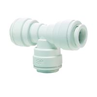 John Guest PP0212WP Union Pipe Tee, 3/8 in, Push-Fit, Polyethylene 