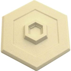 Prime-Line U 9140 Hexagon Protector, 5 in Dia Base, Vinyl