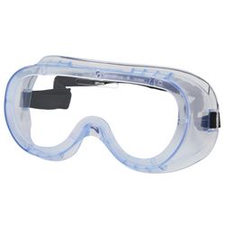 Safety Works 10031205 Safety Goggles, Anti-Fog, Impact, Splash Lens, Vinyl Lens, Vinyl Frame, Clear Frame 
