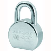 American Lock A700KA#27334 Padlock, Keyed Alike Key, 7/16 in Dia Shackle, 1-1/16 in H Shackle, Boron Steel Shackle 