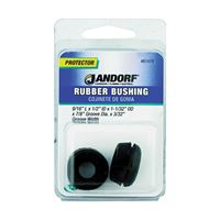 Jandorf 61474 Conduit Bushing, 1/2 in Dia Cable, Rubber, Black 