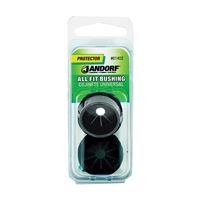 Jandorf 61402 Conduit Bushing, 3/4 in Dia Cable, Nylon, Black, 1 in Dia Panel Hole, 0.453 in Thick Panel 