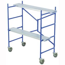 WERNER PS-48 Portable Rolling Scaffold, 12 to 36 in H Adjustment, 500 lb 