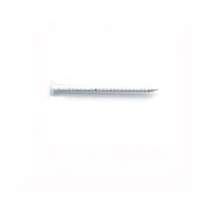 MAZE AT3-1-1/4-8252-WH Trim Nail, Hand Drive, 1-1/4 in L, Aluminum, Flat Head, Smooth Shank, White, 1 lb
