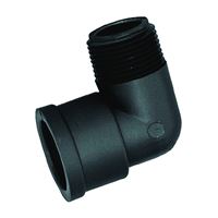 GREEN LEAF SE12P Street Pipe Elbow, 1/2 in, MPT x FPT, 90 deg Angle, Polypropylene 