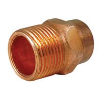Elkhart Products 104 Series 30330CP Pipe Adapter, 3/4 in, Sweat x MIP, Copper 