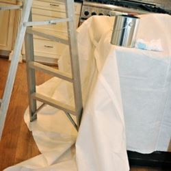 Trimaco SUPERTUFF Double Guard 02602 Drop Cloth, 10 ft L, 4 ft W, Paper, White 