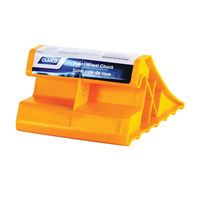 Camco 44492 Wheel Stop Chock, Plastic, Yellow, For: Tires Up to 29 in 